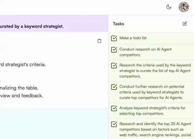 Screenshot for Edit your agent’s tasks.