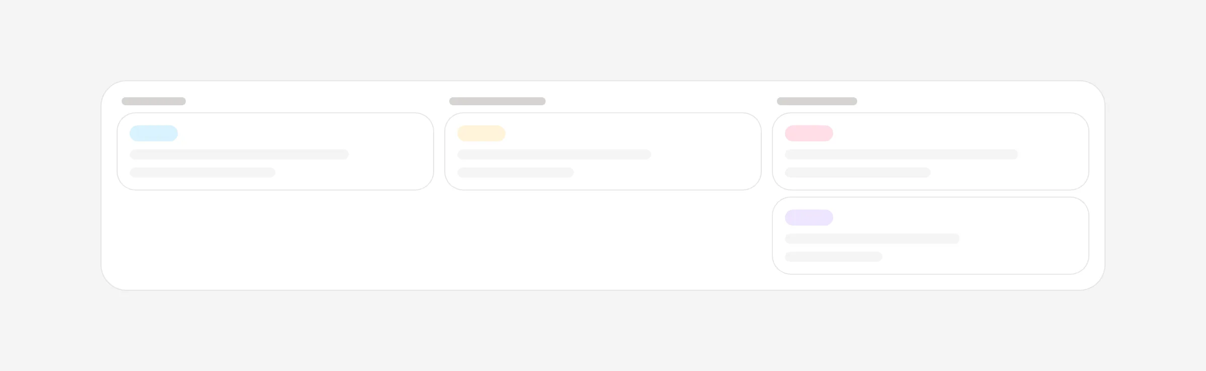AI Agent Board showing tickets organized by work status.