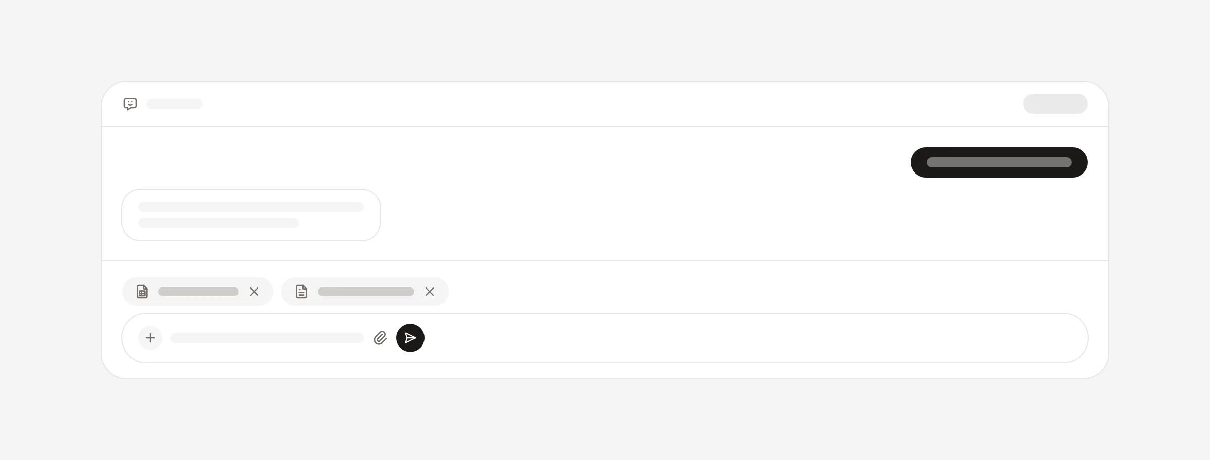 Screenshot for Attach documents in chat.